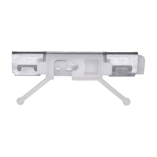 volvo windshield moulding clip, metal and white nylon